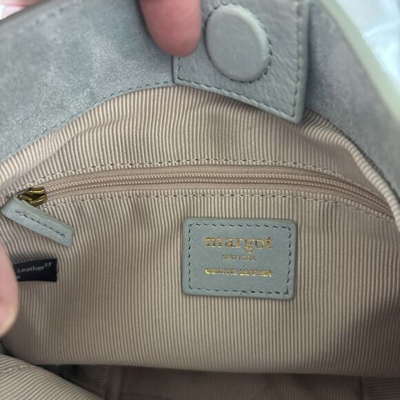 Margot New York Leather Suede  Kaye Mini Bucket Bag - Picture 8 of 9